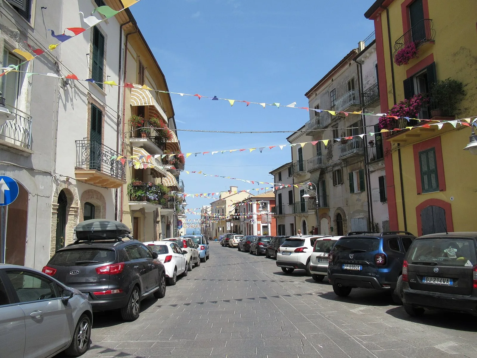Le vie di San Vito Chietino addobbate per la festa